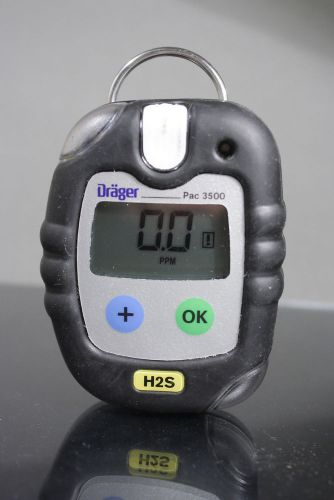 Drager pac 3500  h2s gas detector for sale