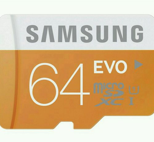 Samsung - 64GB microSD Class 10 UHS-1 Memory Card - Orange