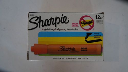 Sharpie Accent Tank Style Highlighters - Chisel Point - Orange - 12/ Set