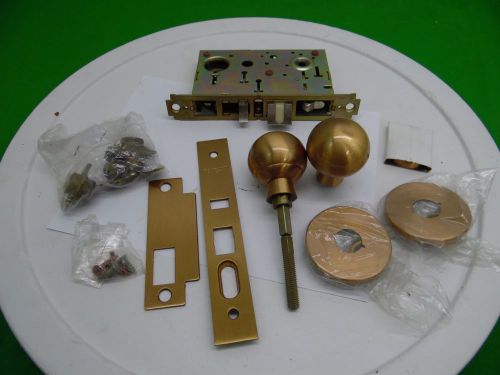 sergent  Mortise Lock Door Handle Set brass Finish