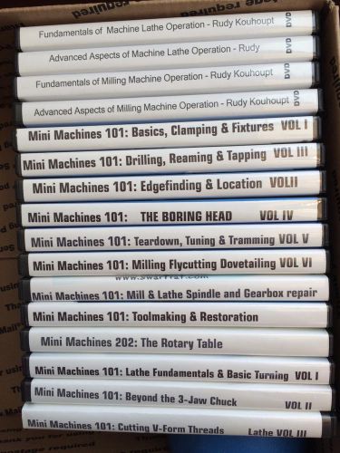 19 metalworking DVDs