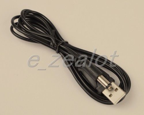 1pcs new usb to power line usb to dc 5.5x2.1mm 1.5m for sale