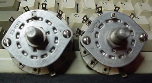Rotary Switches GIB 45388 Lot of 2 NOS Ceramic Wafer