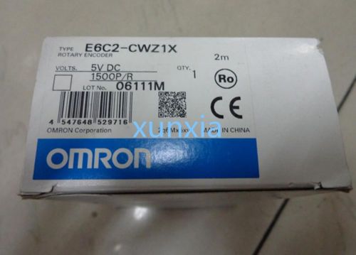 1PC OMRON  rotary encoder E6C2-CWZ1X  1500P/R 5V DC 2m  NEW In Box