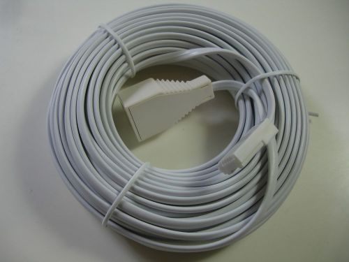 15 meter uk british telecom telephone extension lead / cord. for sale