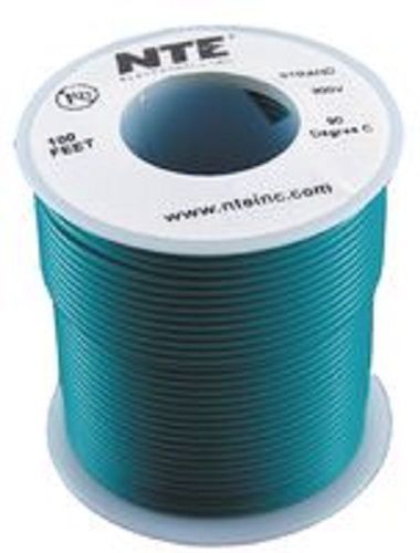 Nte wa08-05-100 hook up wire automotive type 8 gauge stranded 100 ft green for sale
