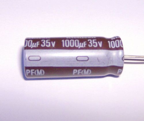 12 pcs, 1000uF 35V Electrolytic capacitors, 105 deg C