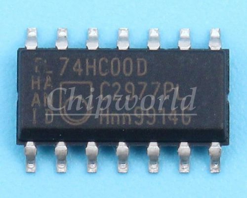 10PCS 74HC00 7400 74HC00D Quadruple 2-Input NAND Gate SOP14 Chip IC
