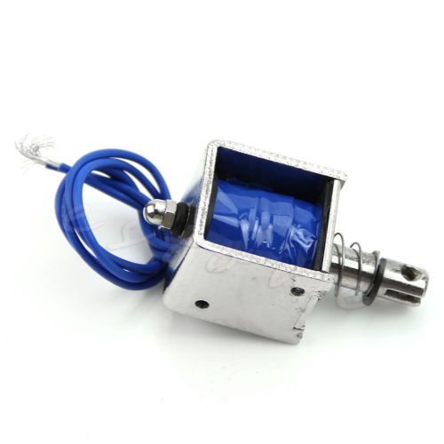 Dc12v/2a push pull type open frame solenoid electromagnet reset 10mm 20n for sale