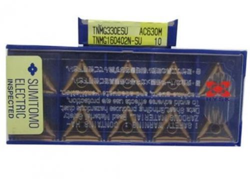 NEW SUMITOMO Carbide Inserts TNMG160402N-SU AC630M 10PCS/BOX