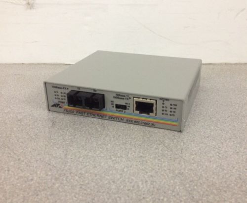 Allied Telesyn FS202 Fast Ethernet Switch Converter No Power Adapter