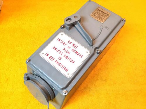 New * thomas &amp; betts russellstoll cfcsra13-16 60 amp receptacle interlock switch for sale