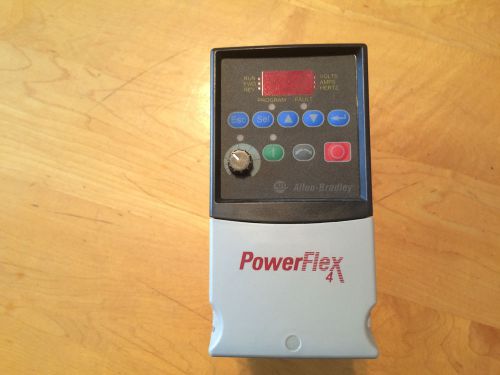 ALLEN BRADLEY 22A-A2P3N114 1/2 HP Powerflex 4 220 Volt 1 Phase in 3 Phase out