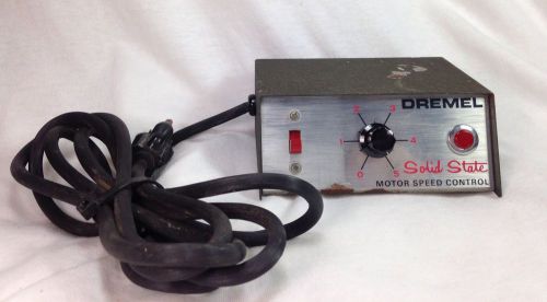 Vintage dremel solid state variable motor speed control for sale