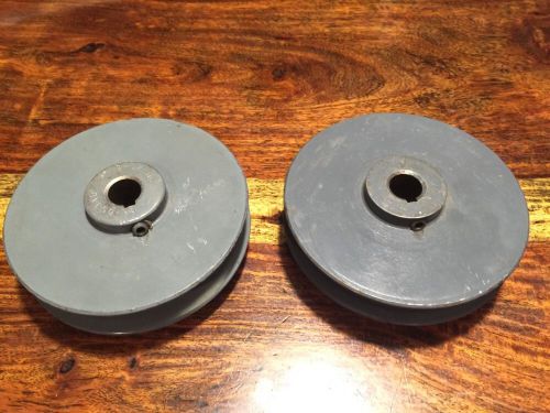 Set Of 2 BROWNING 1VP50-5/8 VARIABLE PITCH SHEAVE V-BELT PULLEY 5/8 Bore