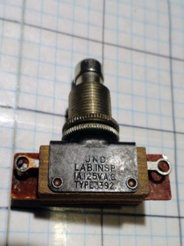 ARROW H&amp;H Type 3392 push-button SWITCH vintage electronics USA