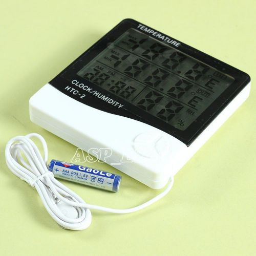 Thc-2 thermometer thermohygrometer dual display with probe for sale