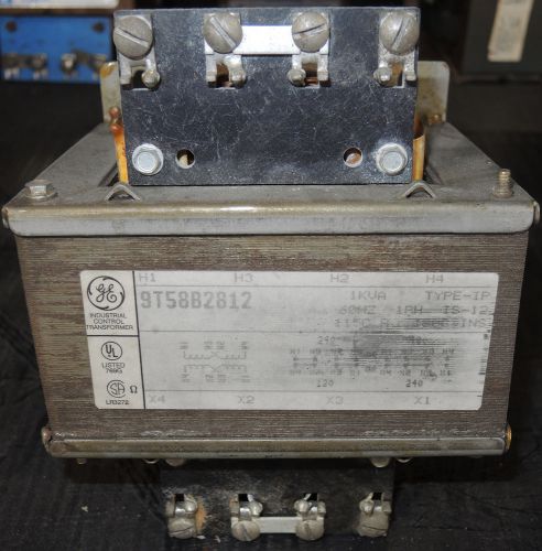 GE Model 9T58B2812, Industrial Control Transformer, 1 KVA