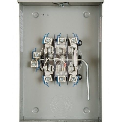Meter socket 3 phase 7 jaw ringless cover lever bypass murray rh173gr 200 amp for sale