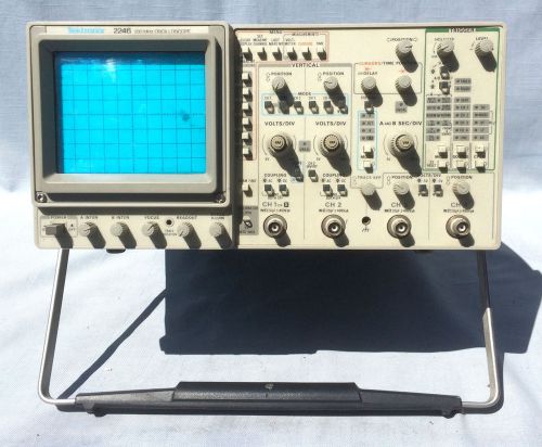 Tektronix 2246 4 Channel 100MHz Oscilloscope For Parts Or Repair