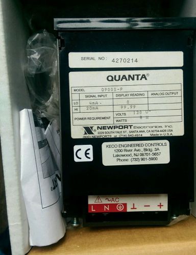 Newport Quanta Q9000P Digital Process Panel Meter