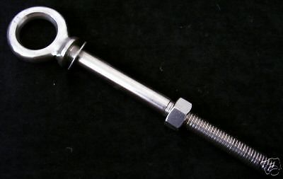 1/4&#034; x 4&#034; nut eye bolt sp - stainless steel - 10 pack for sale