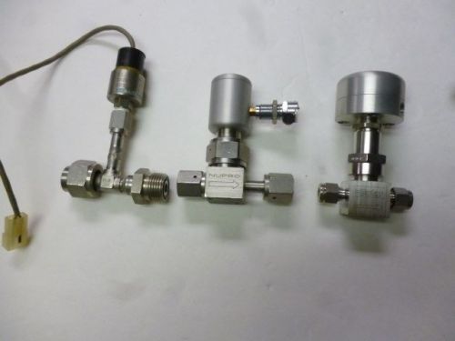 Nupro/parker pneumatic solenoid valves             l601 for sale