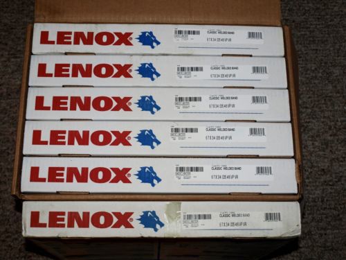 Lenox Band Saw Blades 67 x 3/4 .035  4/6  VP VR  ( 6 Blades Brand New In Box )