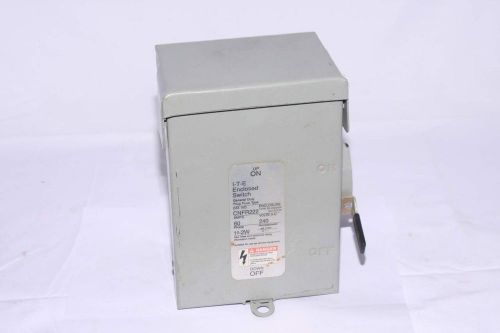 ITE CNFR222 240 VAC 60 AMP Enclosed Switch  Indoor/Outdoor Use