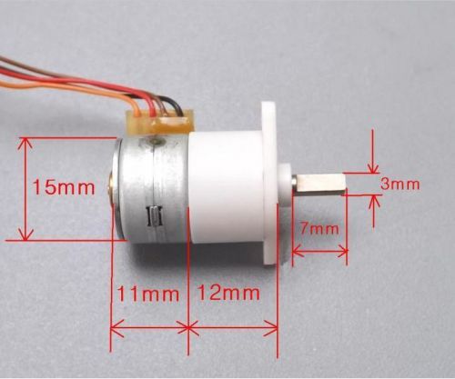 DC 5v 2-phase 4-wire 15 Stepper motor full metal gear box Planetary geared motor
