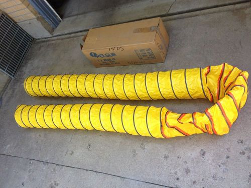 Pelsue 8&#034; x 15&#039; manhole ventilating flexible hose  new!!! for sale