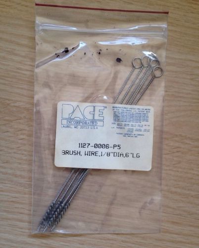 PACE Brush Wire 1/8&#034; 5 Pack, 6&#034; long, For Cleaning Soldering Iron 1127-0006-P5