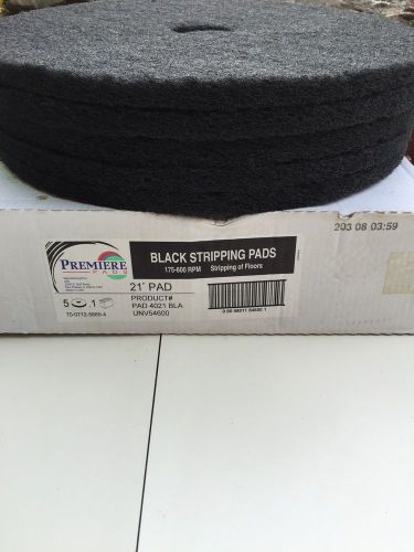 21&#034; Premiere Black Stripping Pads. Industrial Grade High Quality Made In The USA