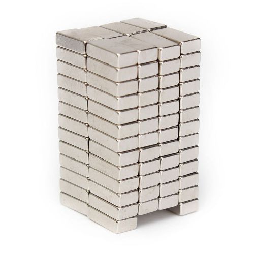 100pcs super strong block fridge magnets 10x3x5mm n50 rare earth neodymium for sale