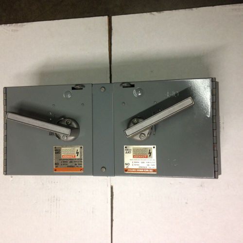 V7E3622 Siemens ITE 60A 600V Twin Panel Mounted Switch