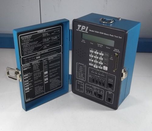 TPI Tele-Path 550A Industrial Portable Analytical ISDN Connection Test Set