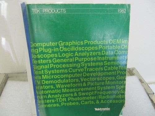 Tektronix products vintage catalog...1982 for sale