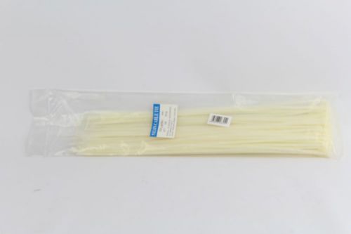 Nylon cable ties 14&#034; nylon white 100 piece zip ties for sale