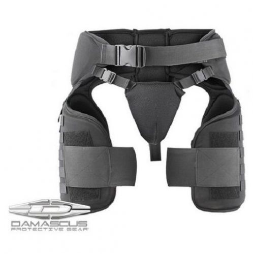 Damascus Worldwide TG40 Imperial Thigh Groin Protector w/Molle System Black
