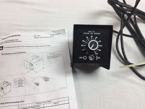 Miller Electric RHC-3GD34A Remote Hand Control  041122