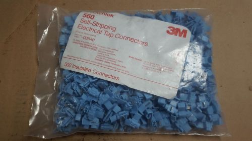 3m scotchlok 560 self stripping electrical tap connector 00840 500pc. new for sale