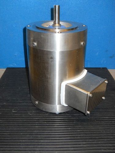 Baldor 3/4 hp c-face stainless steel wash down motor 230-460v 3 phase 3450 rpm for sale