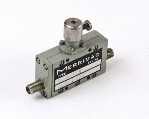 Merrimac AUM-15H Attenuator - SMA Female, 2W, 4-15 GHz, 0.5-21.0 dB