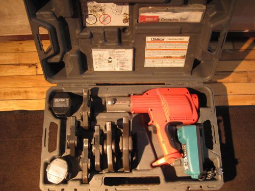 Ridgid propress 320e hydraulic battery operated crimper with 6 jaws #3 for sale
