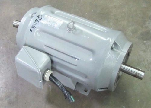 Toshiba 18.5kw (24.8 hp) 200v 1740 tikk dckl21 u 160l 3ph 42mm dual shaft motor for sale