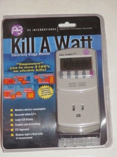 Kill A Watt Electricity Usage Monitor by P3 International