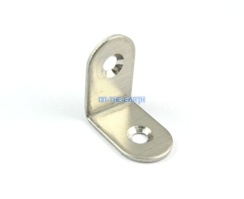 24 Pieces 25*25mm Stainless Steel Right Angle Corner Brace Bracket