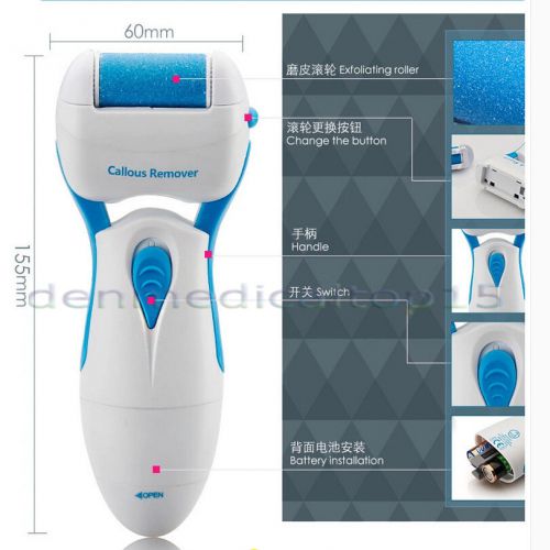 NEW Blue Electric Foot Dead/Dry Skin Remover Grinding Cuticle Calluses Remover