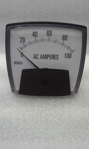 Crompton 013-75AA-LSPK-C6-B3 Amperes Panel Meter 0-100 Amps AC (Input 0-5 Amps)