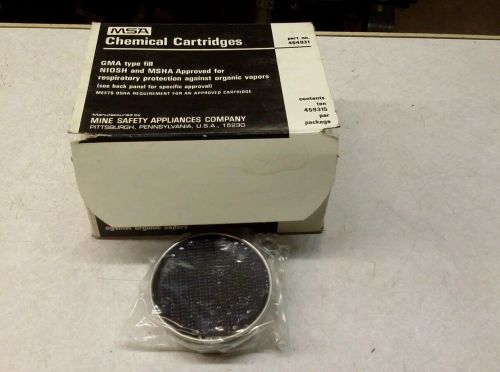 MSA Chemical Cartridges 464031 Box of 10 (LOC1129)
